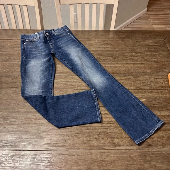 GAP 1969 perfect boot jeans Med Wash 25s - Picture 2 of 8